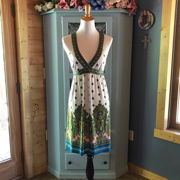 CITY TRIANGLES Dress w/Tie Back SASH. Brand NEW!! - Picture 7 of 7